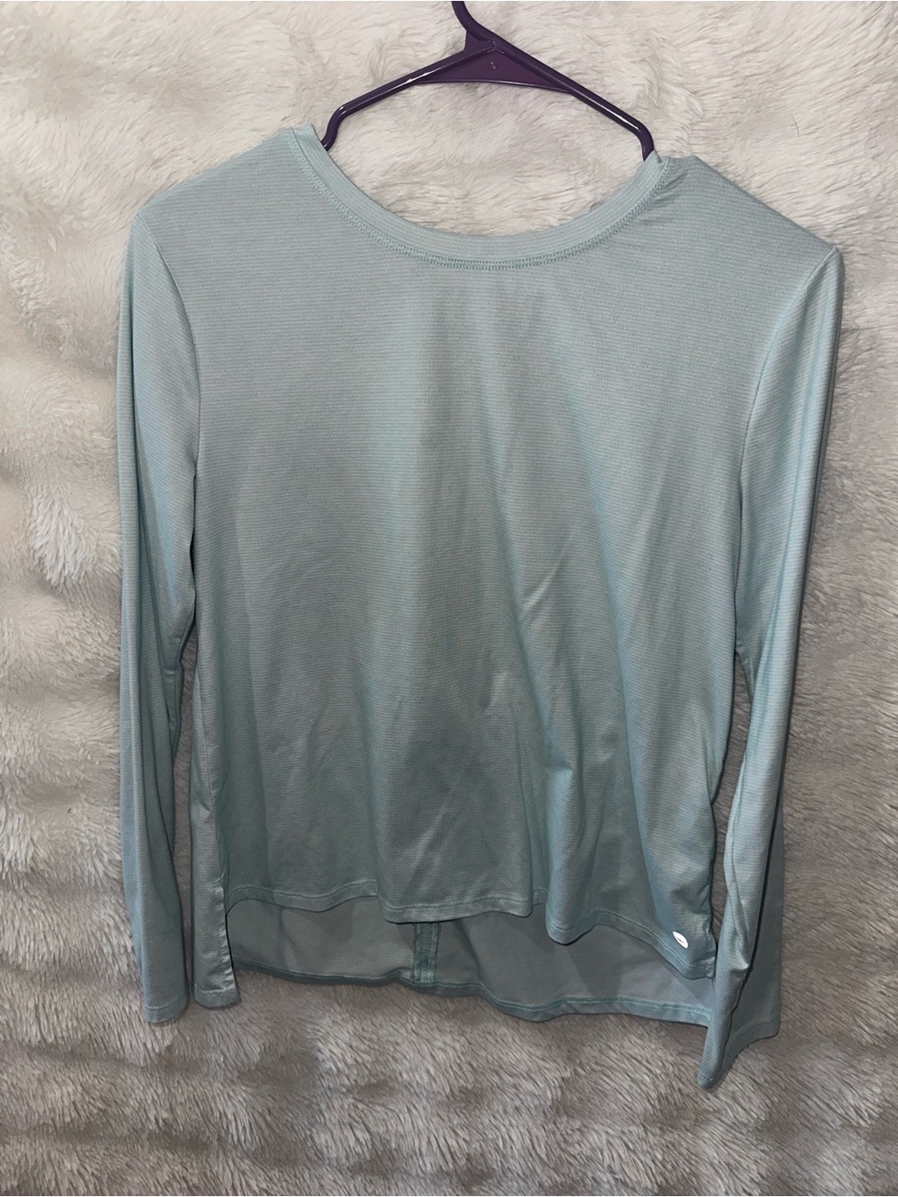 Avia Light Blue Long Sleeve Active Top